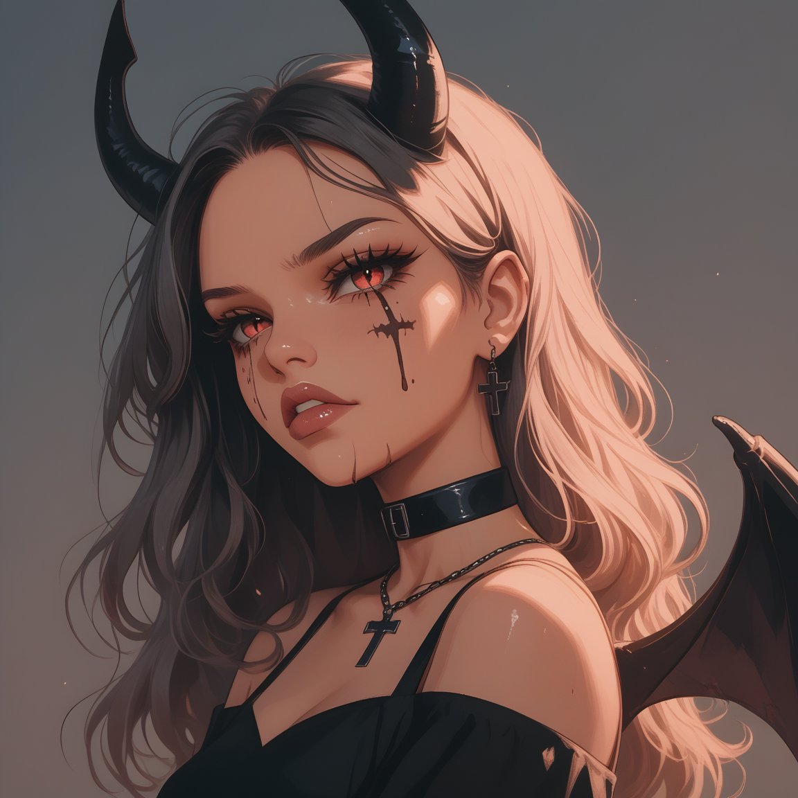 00880-510318205-1girl, aesthetic anime girl, demon horns, gothic style, black outfit, choker with pendant, dark makeup, wings,  _lora_Gothic_dem.jpg